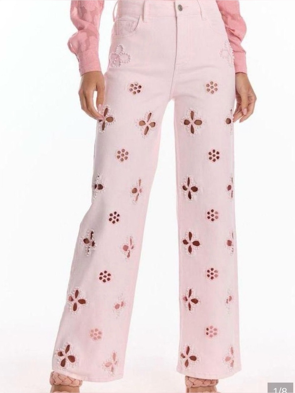 Noli Kaia Pearl Wide-Leg jeans